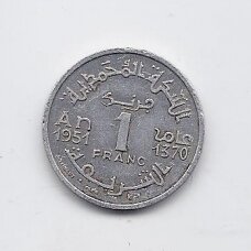 MAROKAS 1 FRANC 1951 Y # 46 VF