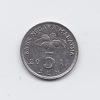MALAYSIA 5 SEN 2011 KM # 50 XF