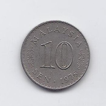 MALAYSIA 10 SEN 1976 KM # 3 VF