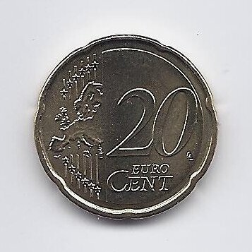MALTA 20 EURO CENT 2021 KM # 129 UNC 1