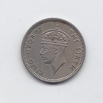 MALAYA 10 CENTS 1948 KM # 8 VF 1