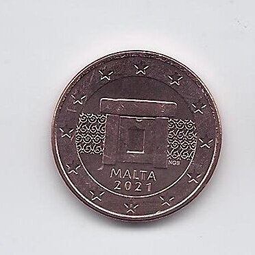MALTA 5 EURO CENT 2021 KM # 127 UNC