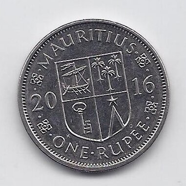 MAURICIJUS 1 RUPEE 2016 KM # 55a XF