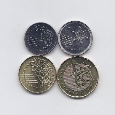 MALAIZIJA 2014 m. 4 monetų rinkinys 1