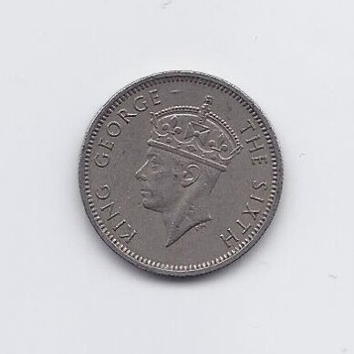 MALAYA 10 CENTS 1949 KM # 8 VF 1