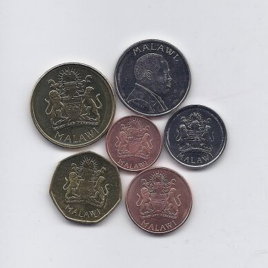 MALAVIS 1995 - 2004 m. 6 monetų rinkinys 1