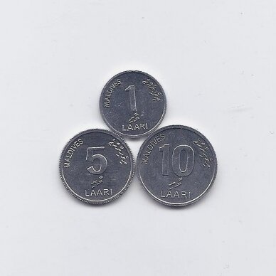 MALDYVAI 2012 m. 3 monetų rinkinys