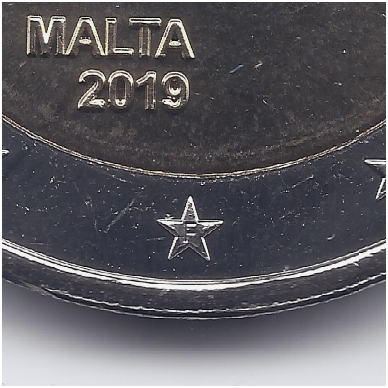 MALTA 2 EURO 2019 TA' HAGRAT ( WITH MINTMARK ) 1