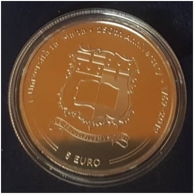 MALTA 5 EURO 2019 KM # 203 PROOF UNIVERSITY 1