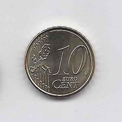 MALTA 10 EURO CENT 2021 KM # 128 UNC 1