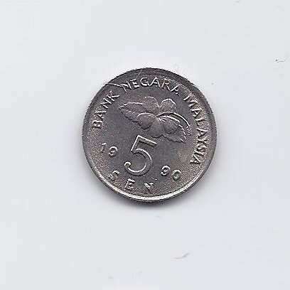 MALAYSIA 5 SEN 1990 KM # 50 XF