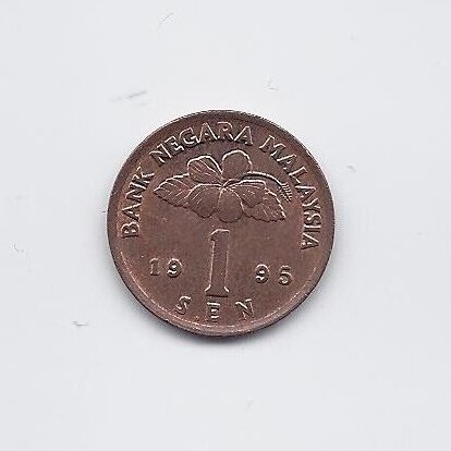 MALAYSIA 1 SEN 1995 KM # 49 VF