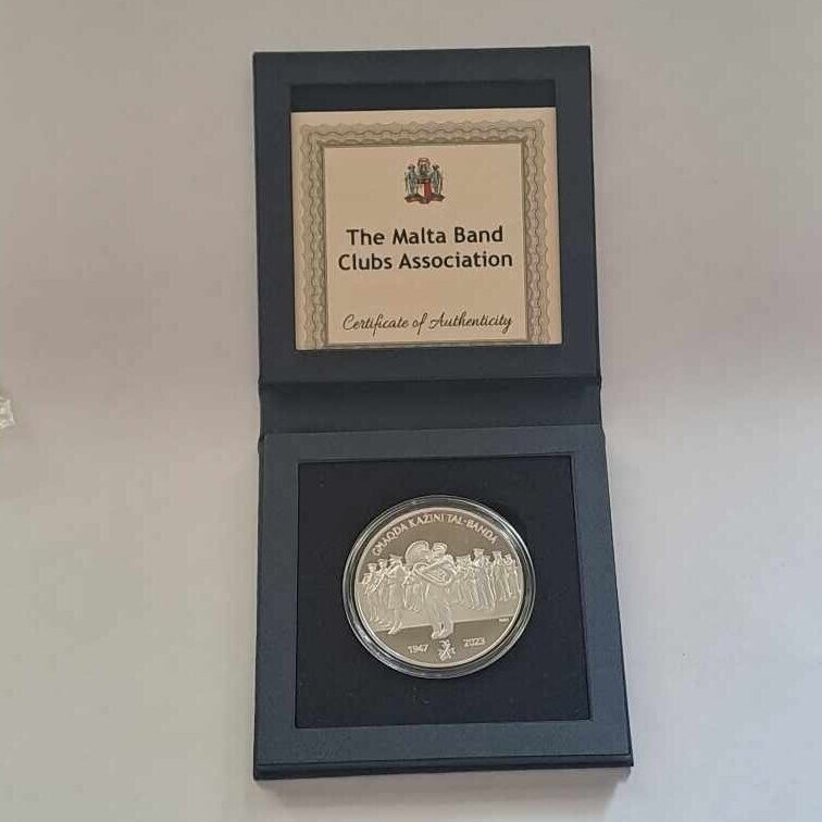 MALTA 10 EURO 2023 KM # new PROOF Malta Band Clubs Association