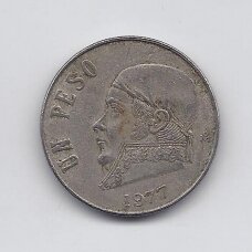 MEKSIKA 1 PESO 1977 KM # 460 VF MEKSIKA 1 PESO 1977 KM # 460 VF