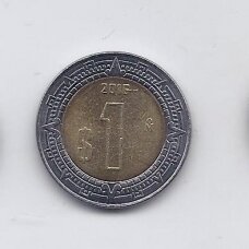 MEXICO 1 PESO 2016 KM # 603 XF