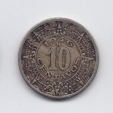 MEXICO 10 CENTAVOS 1946 KM # 432 VF MEXICO 10 CENTAVOS 1946 KM # 432 VF