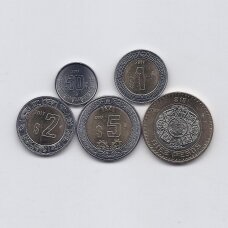 MEKSIKA 2017 m. 5 monetų rinkinys