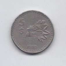 MEKSIKA 5 PESOS 1980 KM # 485 VF MEKSIKA 5 PESOS 1980 KM # 485 VF