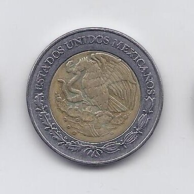 MEKSIKA 2 PESOS 2006 KM # 604 VF 1
