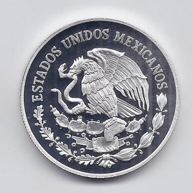 MEKSIKA 5 PESOS 1999 KM # 640 PROOF Unicef ( 1 oz. Ag. ) 1