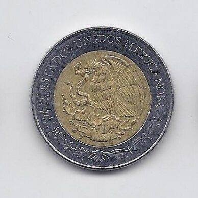 MEXICO 5 PESOS 2015 KM # 605 VF 1
