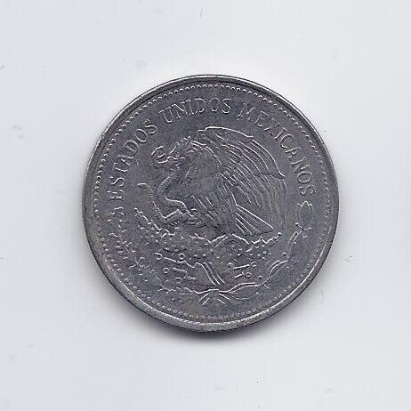 MEXICO 1 PESO 1986 KM # 496 VF 1