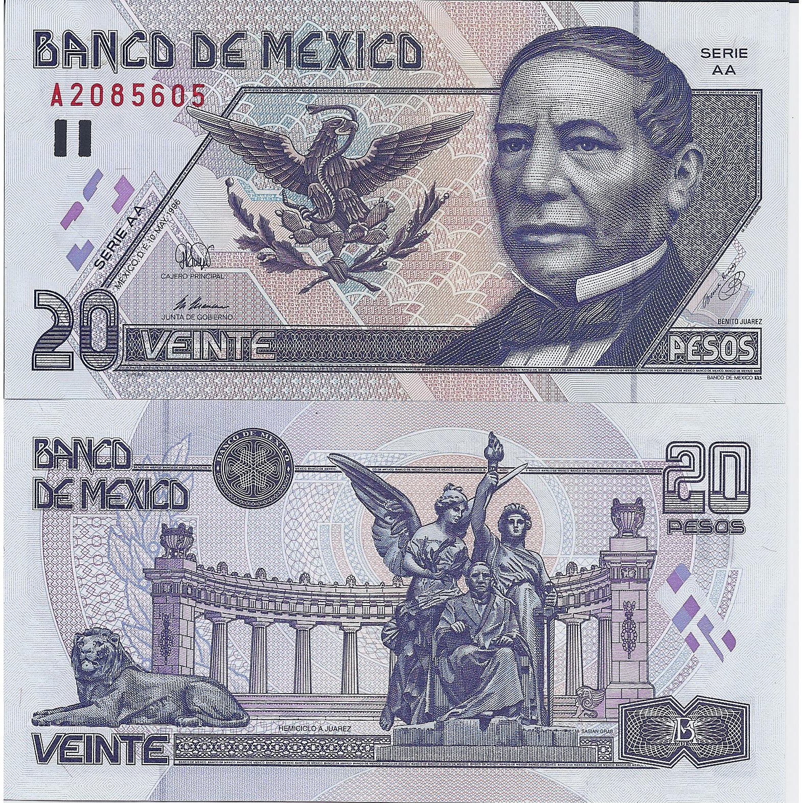 Мексиканские песо в доллары. Мексиканское песо банкноты. Купюры песо Мексика. 20 Мексиканских песо. Национальная валюта Мексики.