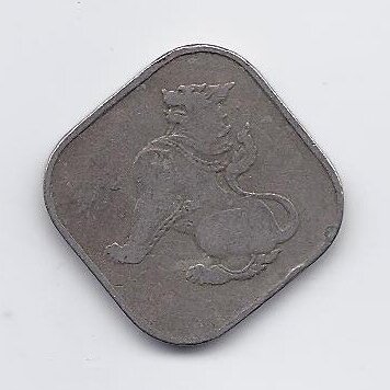 BIRMA 10 PYAS 1952 KM # 34 F/VF 1