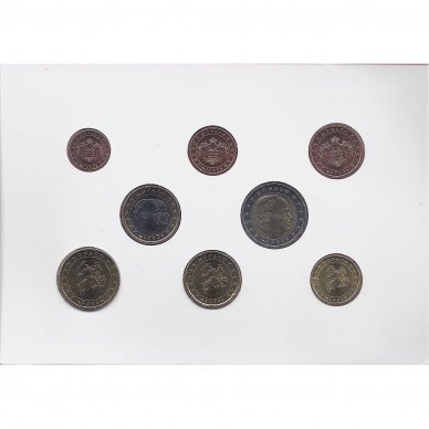 MONACO 2002 official coin set (damaged folder) 1