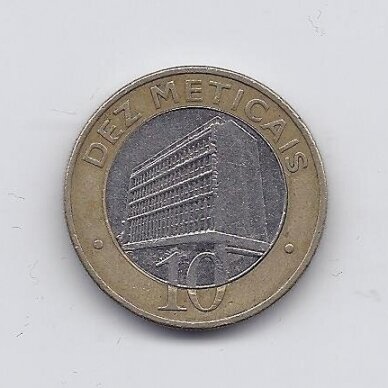 MOZAMBIQUE 10 METICAIS 2006 KM # 140 VF