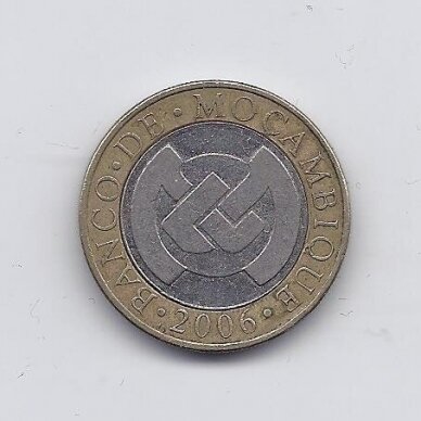 MOZAMBIQUE 10 METICAIS 2006 KM # 140 VF 1