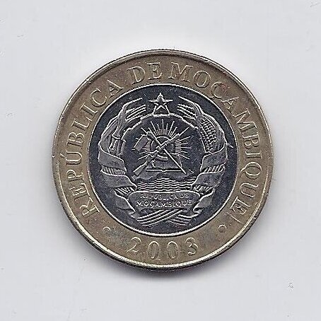 MOZAMBIQUE 10 000 METICAIS 2003 KM # 131 VF 1
