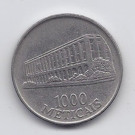 MOZAMBIQUE 1000 METICAIS 1994 KM # 122 VF