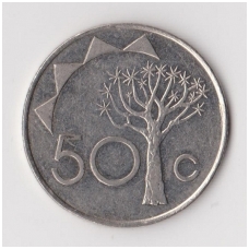 NAMIBIJA 50 CENTS 1993 KM # 3 VF
