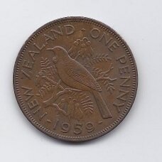 NEW ZEALAND 1 PENNY 1959 KM # 24 VF NEW ZEALAND 1 PENNY 1959 KM # 24 VF