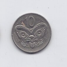 NAUJOJI ZELANDIJA 10 CENTS 1980 KM # 41 VF NAUJOJI ZELANDIJA 10 CENTS 1980 KM # 41 VF