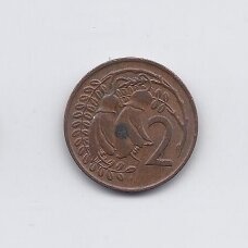 NAUJOJI ZELANDIJA 2 CENTS 1974 KM # 32 VF NAUJOJI ZELANDIJA 2 CENTS 1974 KM # 32 VF