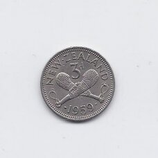 NAUJOJI ZELANDIJA 3 PENCE 1959 KM # 25 VF NAUJOJI ZELANDIJA 3 PENCE 1959 KM # 25 VF