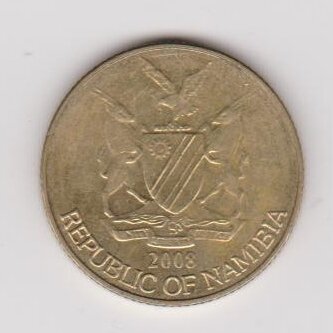 NAMIBIA 1 DOLLAR 2008 KM # 4 VF 1