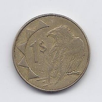 NAMIBIJA 1 DOLLAR 2010 KM # 4 VF