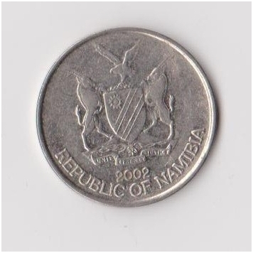 NAMIBIJA 10 CENTS 2002 KM # 2 XF 1