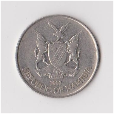NAMIBIA 50 CENTS 1993 KM # 3 VF 1