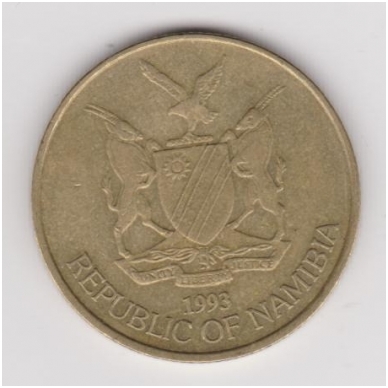 NAMIBIJA 5 DOLLARS 1993 KM # 5 VF 1