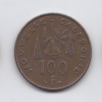 NAUJOJI KALEDONIJA 100 FRANCS 1999 KM # 15 VF