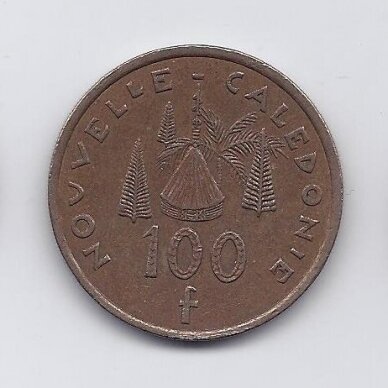 NAUJOJI KALEDONIJA 100 FRANCS 2004 KM # 15 VF
