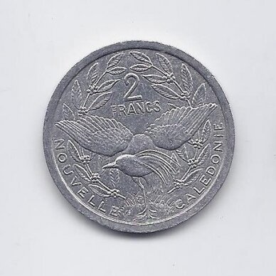 NAUJOJI KALEDONIJA 2 FRANCS 2003 KM # 14 VF/XF