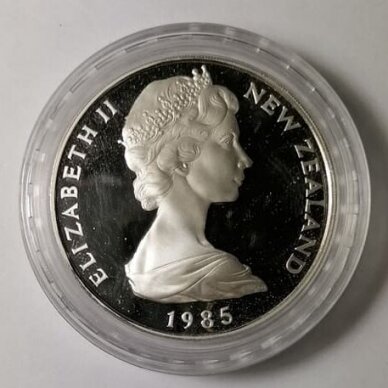 NEW ZEALAND 1 DOLLAR 1985 KM # 55a PROOF 1