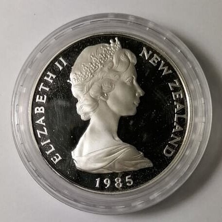 NEW ZEALAND 1 DOLLAR 1985 KM # 55a PROOF 1