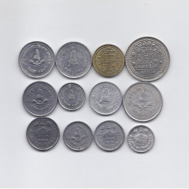 NEPALAS 12 monetų rinkinys 1
