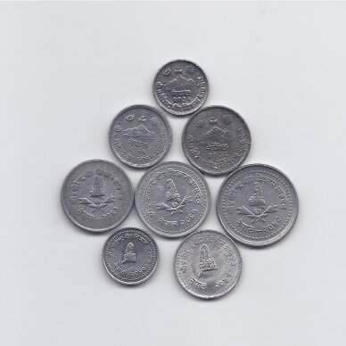 NEPALAS 8 monetų rinkinys 1